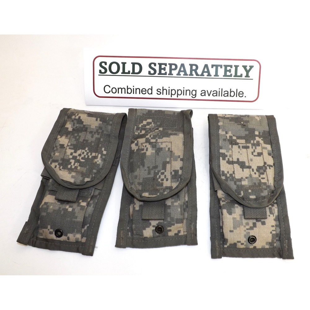 Double Mag Pouch ACU - Molle Two Magazine Pouch - US Army Military Issue GC - Picture 11 of 12